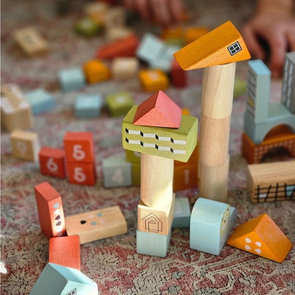 Colorful block set - Picture 1 of 6